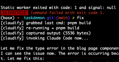 claudify: fire and forget for Claude Code